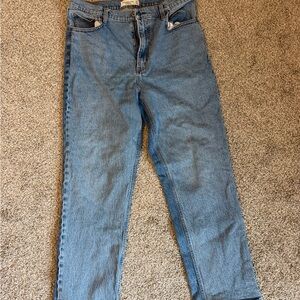 Abercrombie & Fitch Light Blue '90s Straight Ultra High Rise Jeans